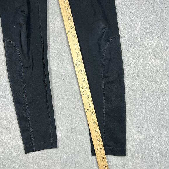 Nike Pro Leggings Womens Small Black Compression Workout Training Pants Gym Mesh - Picture 6 of 10
